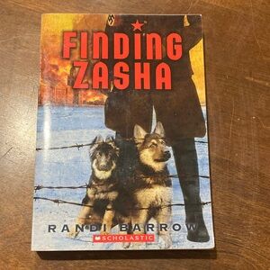Scholastic Finding Zasha — Red & Blue Cover Art